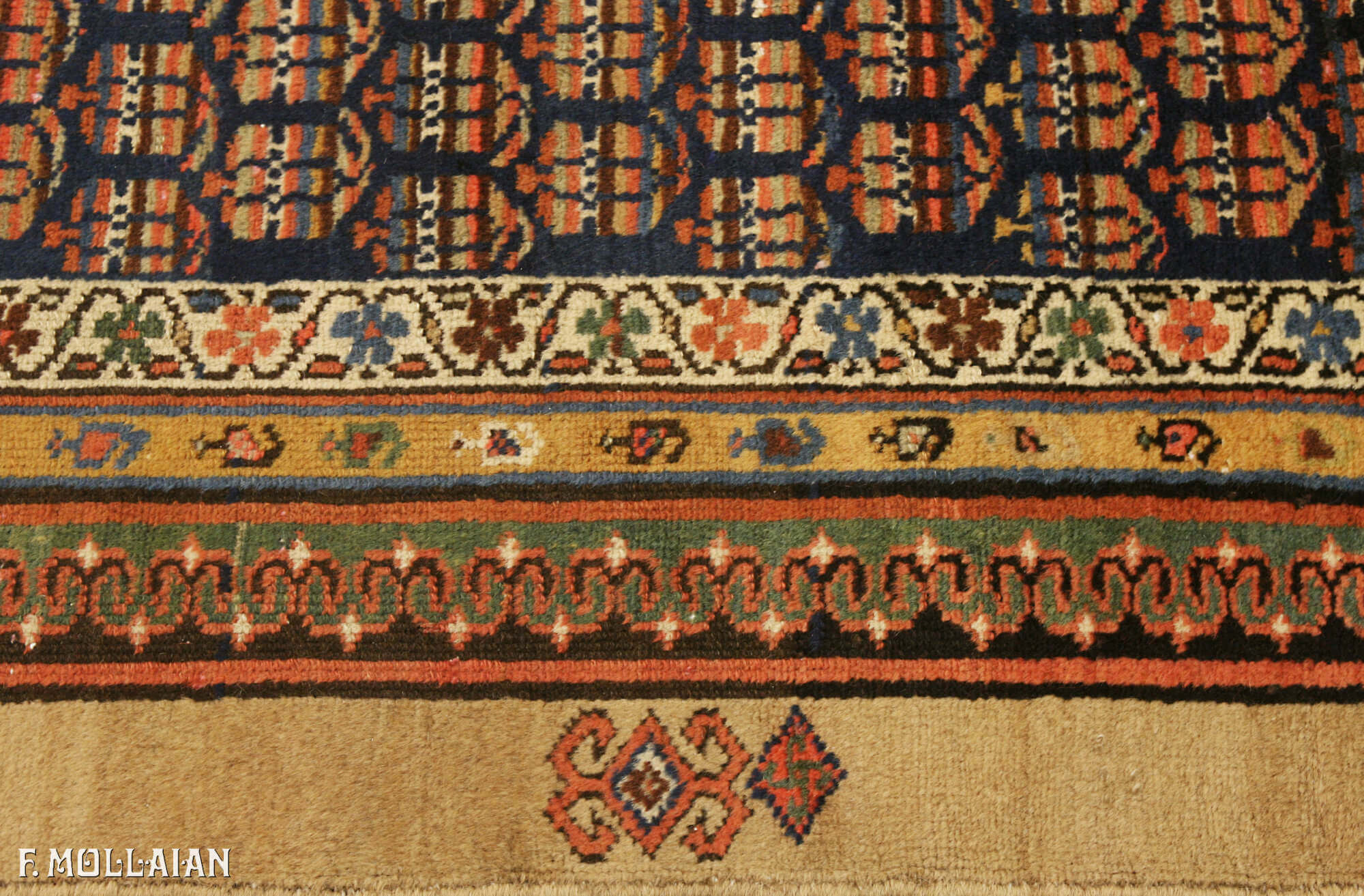 Tapis Couloir Persan Antique Sarab n°:24897156